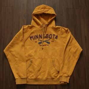 Vintage Blue 84 Orange Minnesota Hoodie